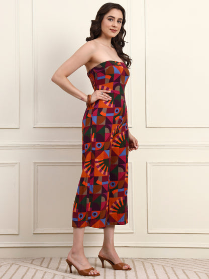 Vibrant Geometric Jumpsuit