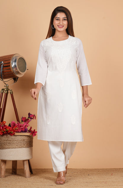 White full sleeve co-ord set