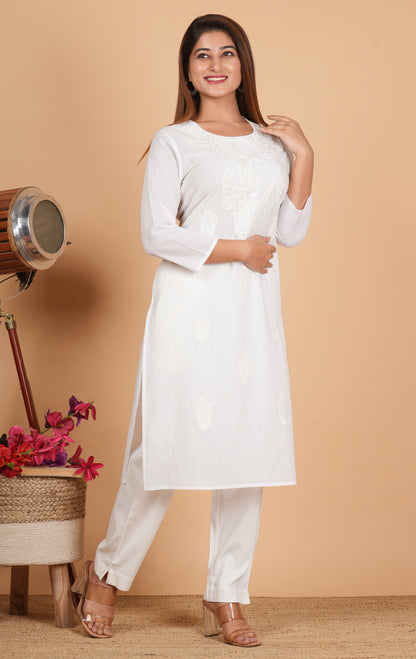 White full sleeve co-ord set
